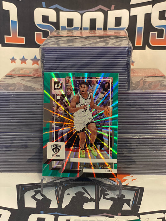 2022 Donruss (Green Laser) Cameron Thomas #8