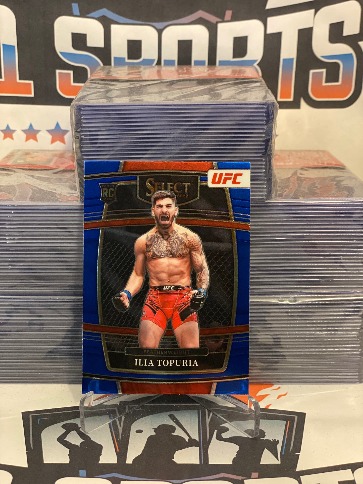 2022 Panini Select UFC Ilia Topuria Rookie #23