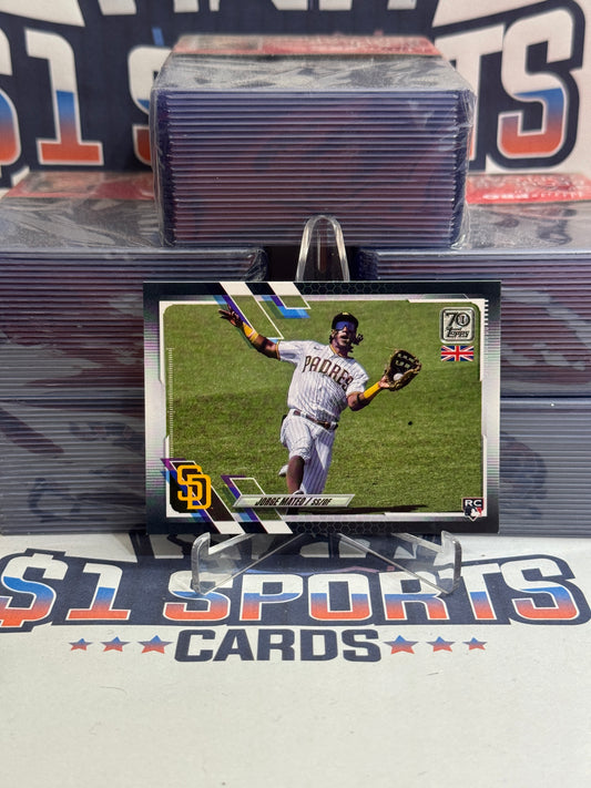2021 Topps UK Edition (Black 66/125) Jorge Mateo Rookie #46