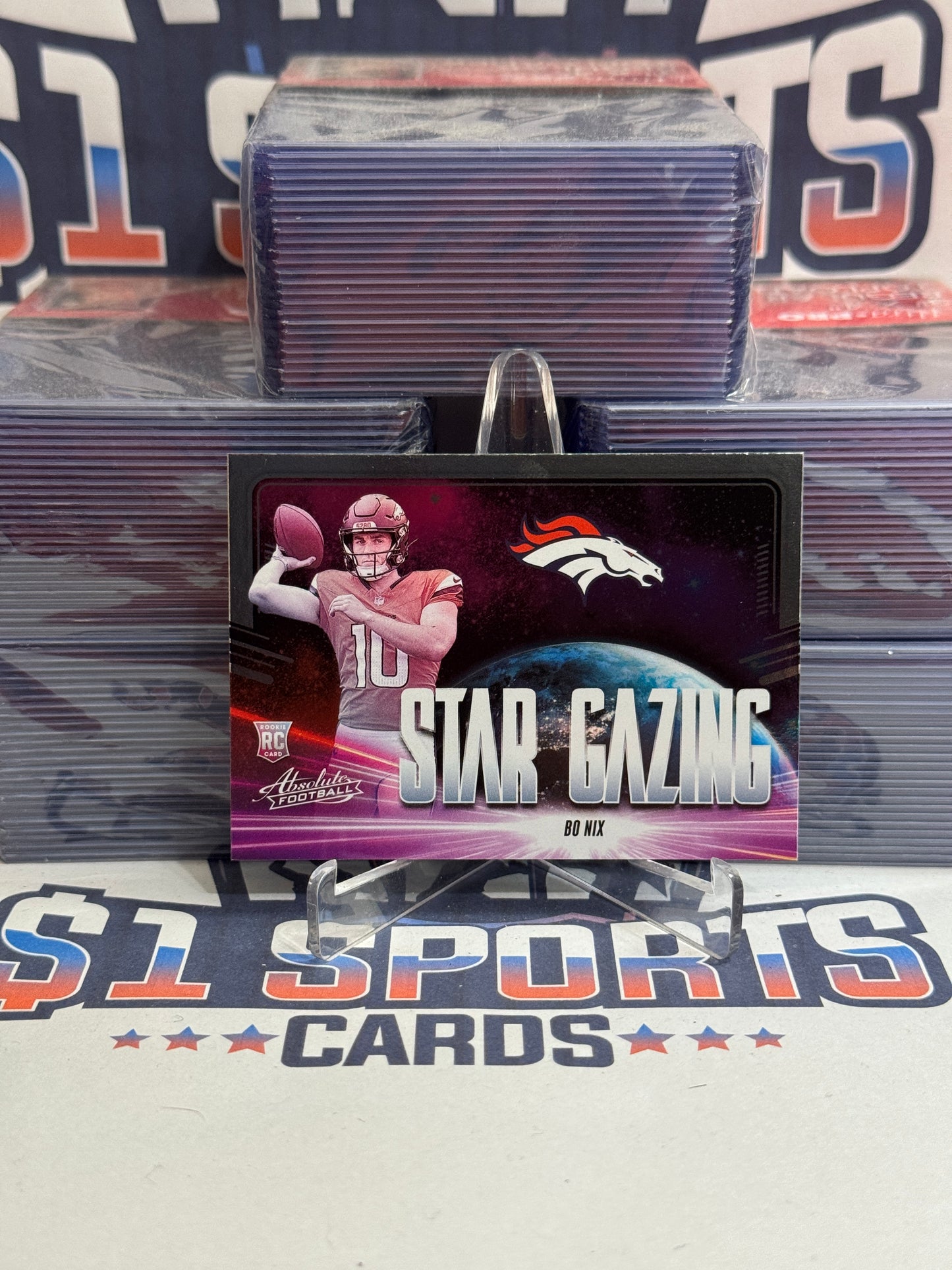 2024 Panini Absolute (Star Gazing) Bo Nix Rookie #SG-BNX