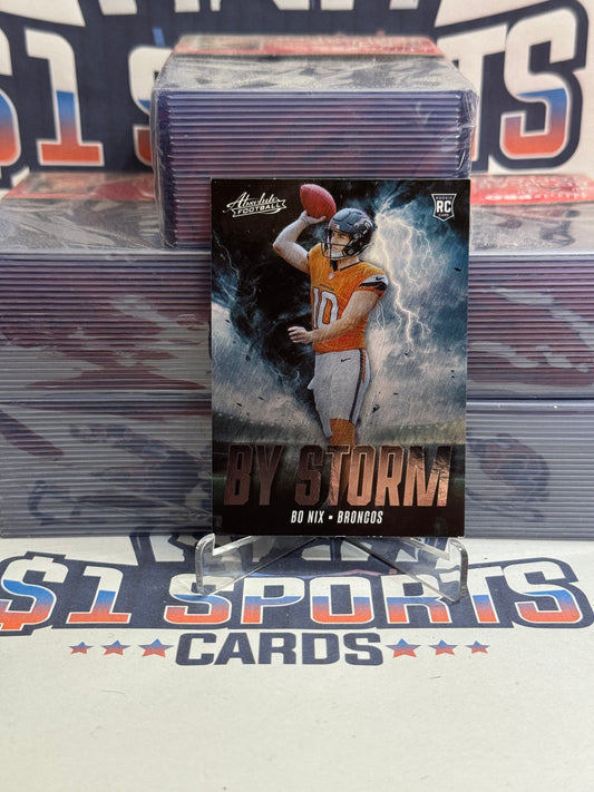 2024 Panini Absolute (By Storm) Bo Nix Rookie #BS-BNX