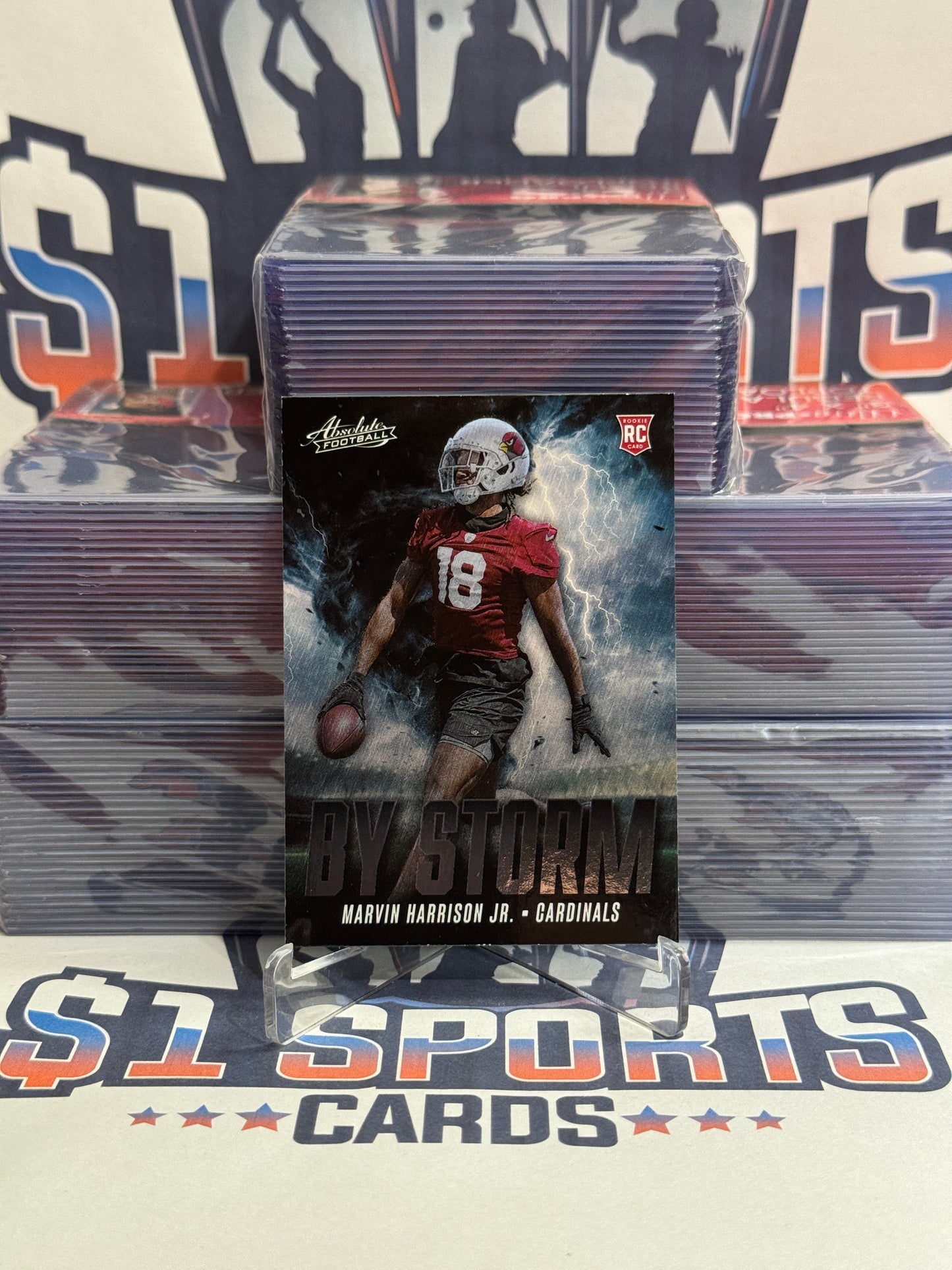 2024 Panini Absolute (By Storm) Marvin Harrison Jr. Rookie #BS-MHJ