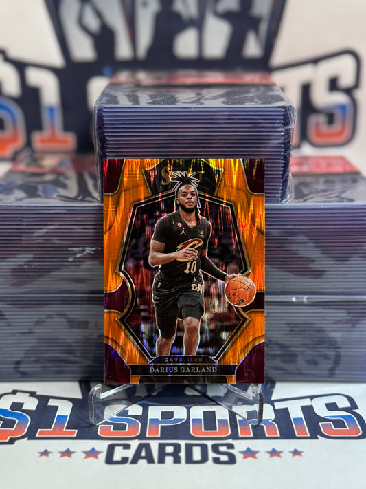 2022 Panini Select (Orange Shimmer Prizm) Darius Garland #106