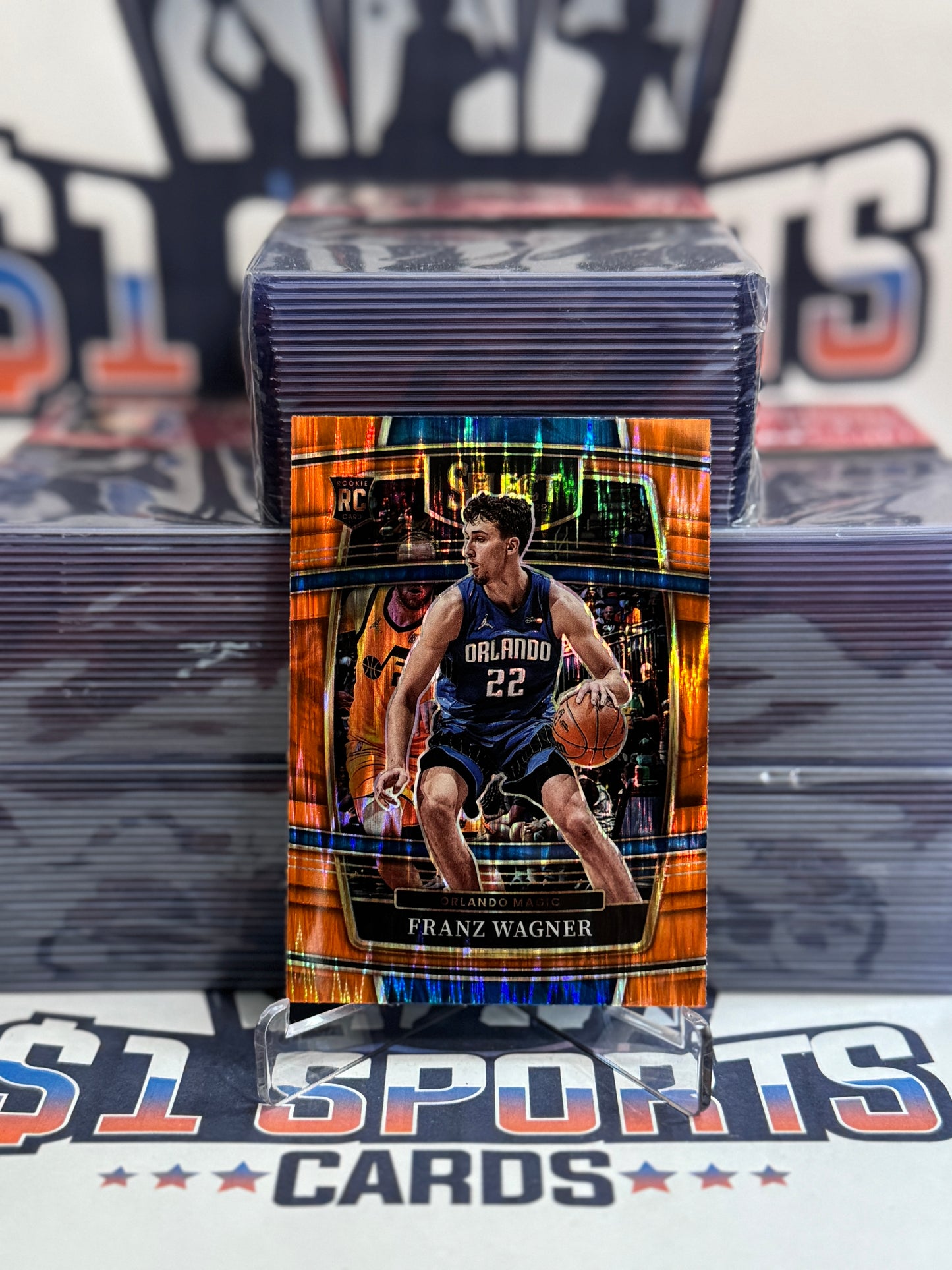 2021 Panini Select (Orange Ice Prizm) Franz Wagner Rookie #15