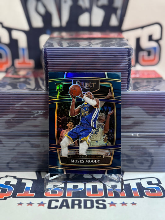 2021 Panini Select (Silver Prizm) Moses Moody Rookie #62