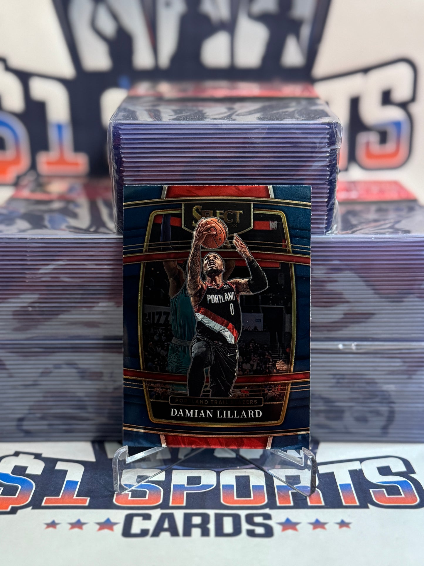 2021 Panini Select Damian Lillard #3