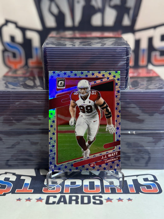 2021 Donruss Optic (Blue Stars SP) J.J. Watt #180
