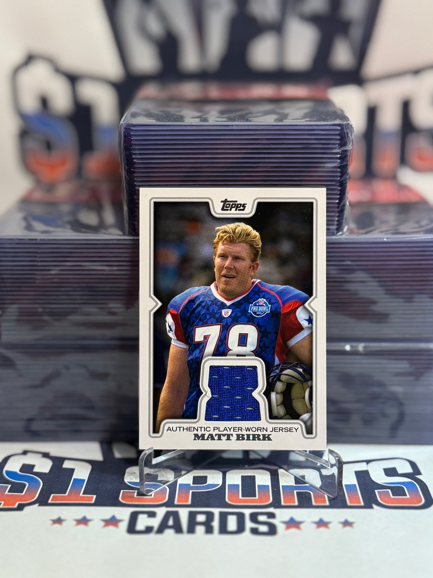 2008 Topps (Authentic Player-Worn Jersey Relic) Matt Birk #R-MB