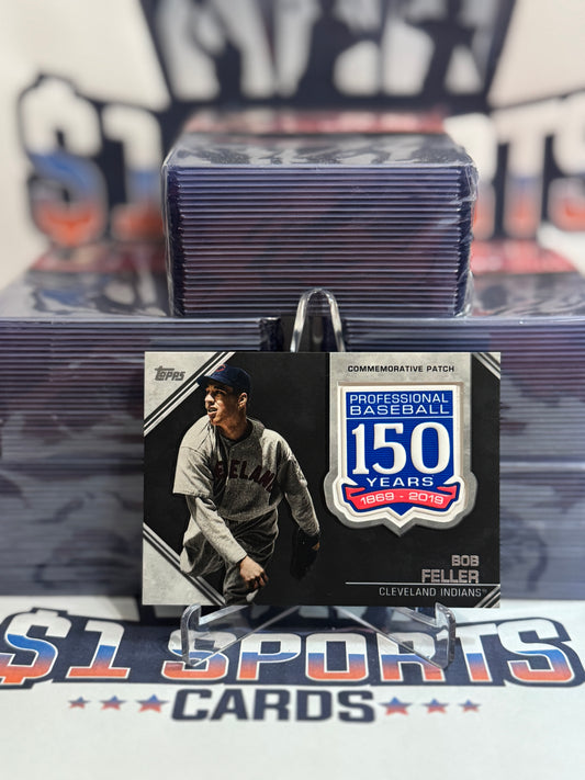 2019 Topps (150 Years Commemorative Patch) Bob Feller #AMP-BF