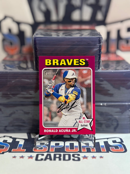 2024 Topps Heritage Ronald Acuna Jr. #321