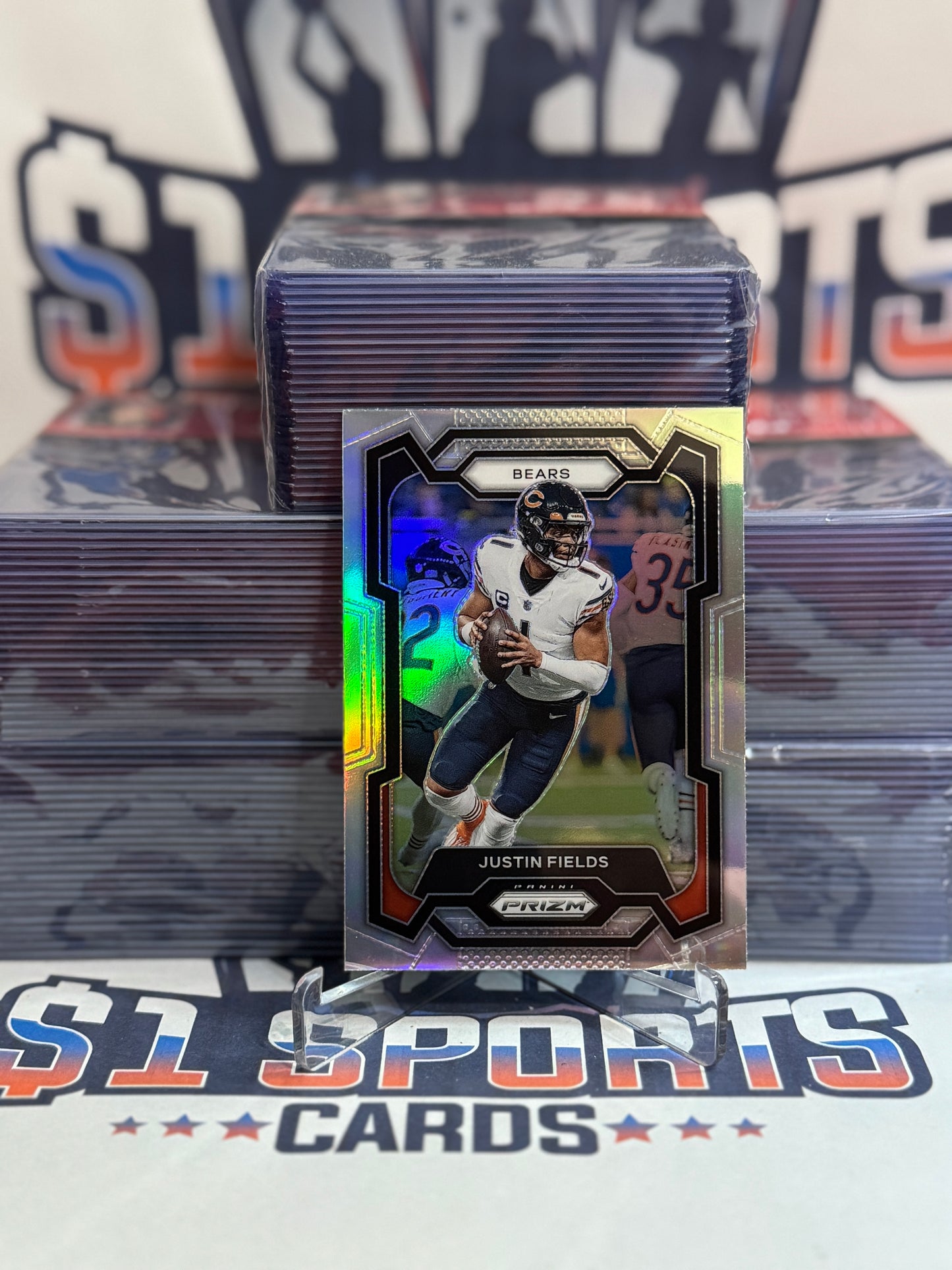 2023 Panini Prizm (Silver Prizm) Justin Fields #48
