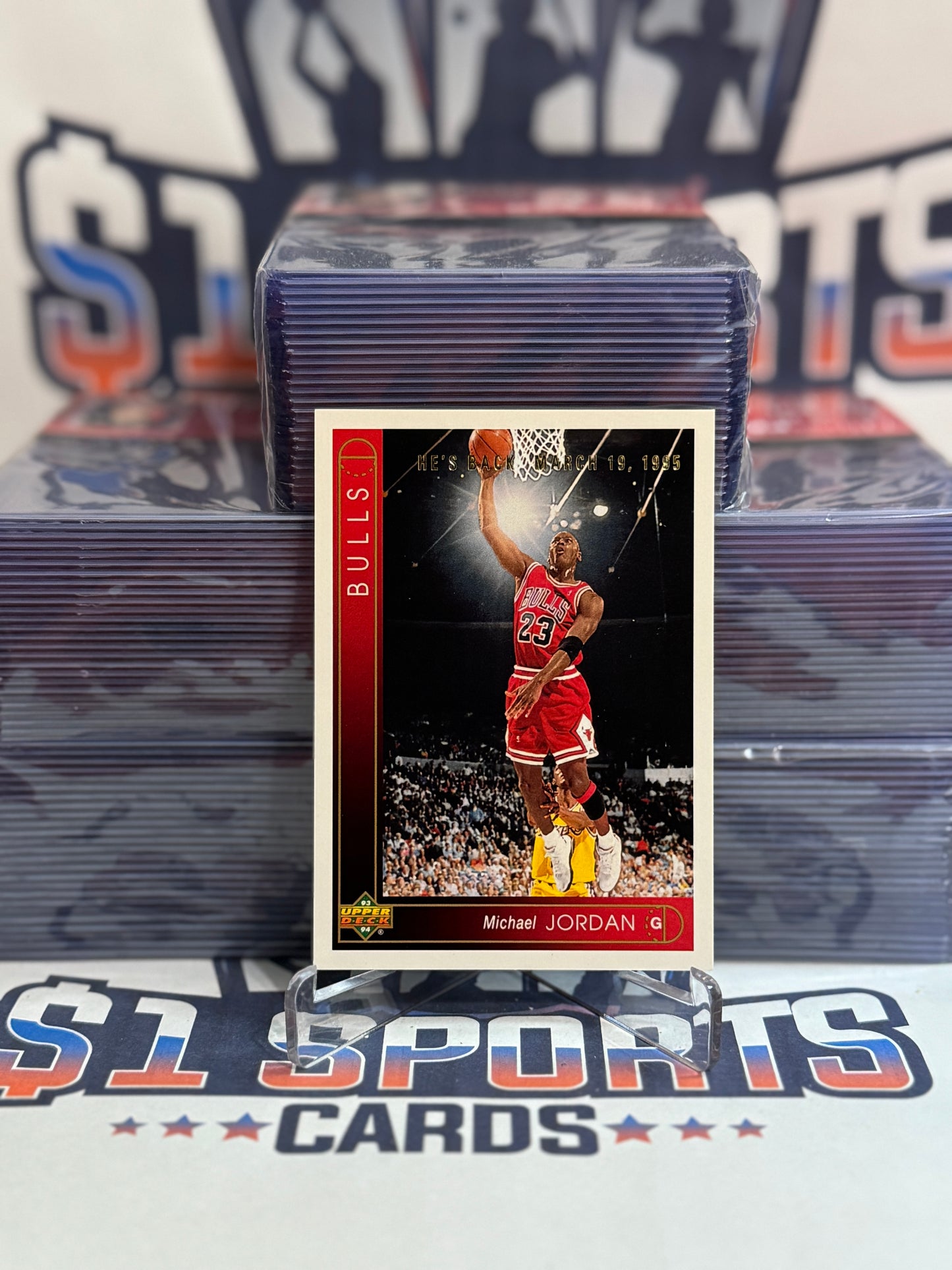 1993 Upper Deck (He's Back) Michael Jordan #23