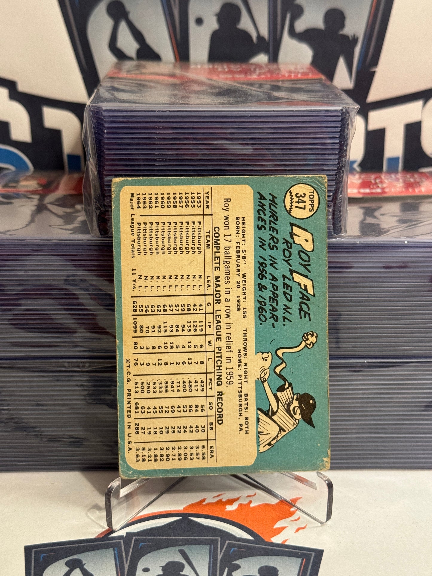 1965 Topps Roy Face #347