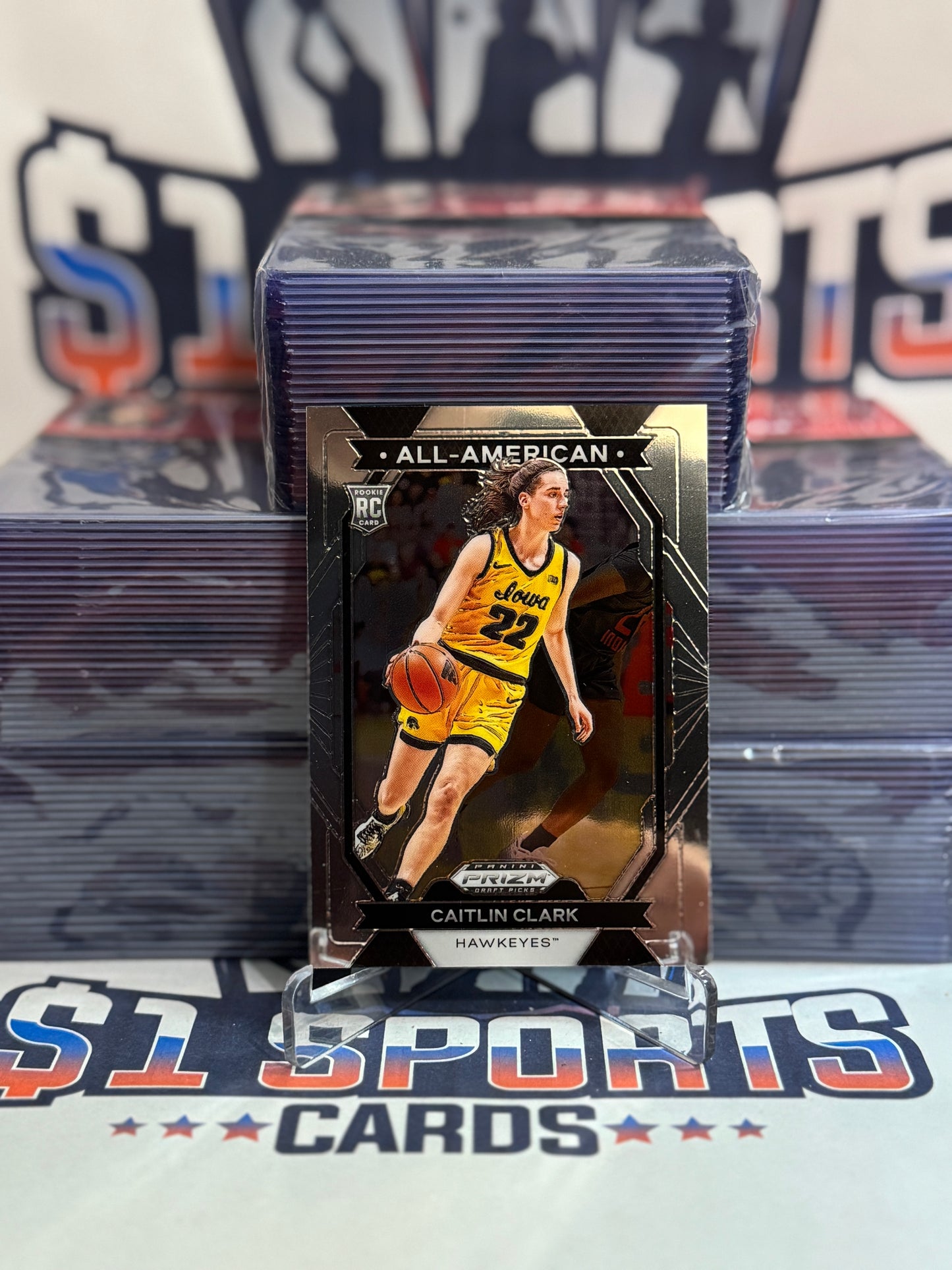 2024 Panini Prizm Draft Picks (All-American) Caitlin Clark Rookie #23