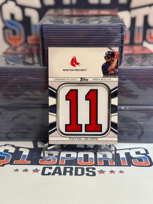 2022 Topps (Jersey Number Patch Relic) Rafael Devers #JNR-RD