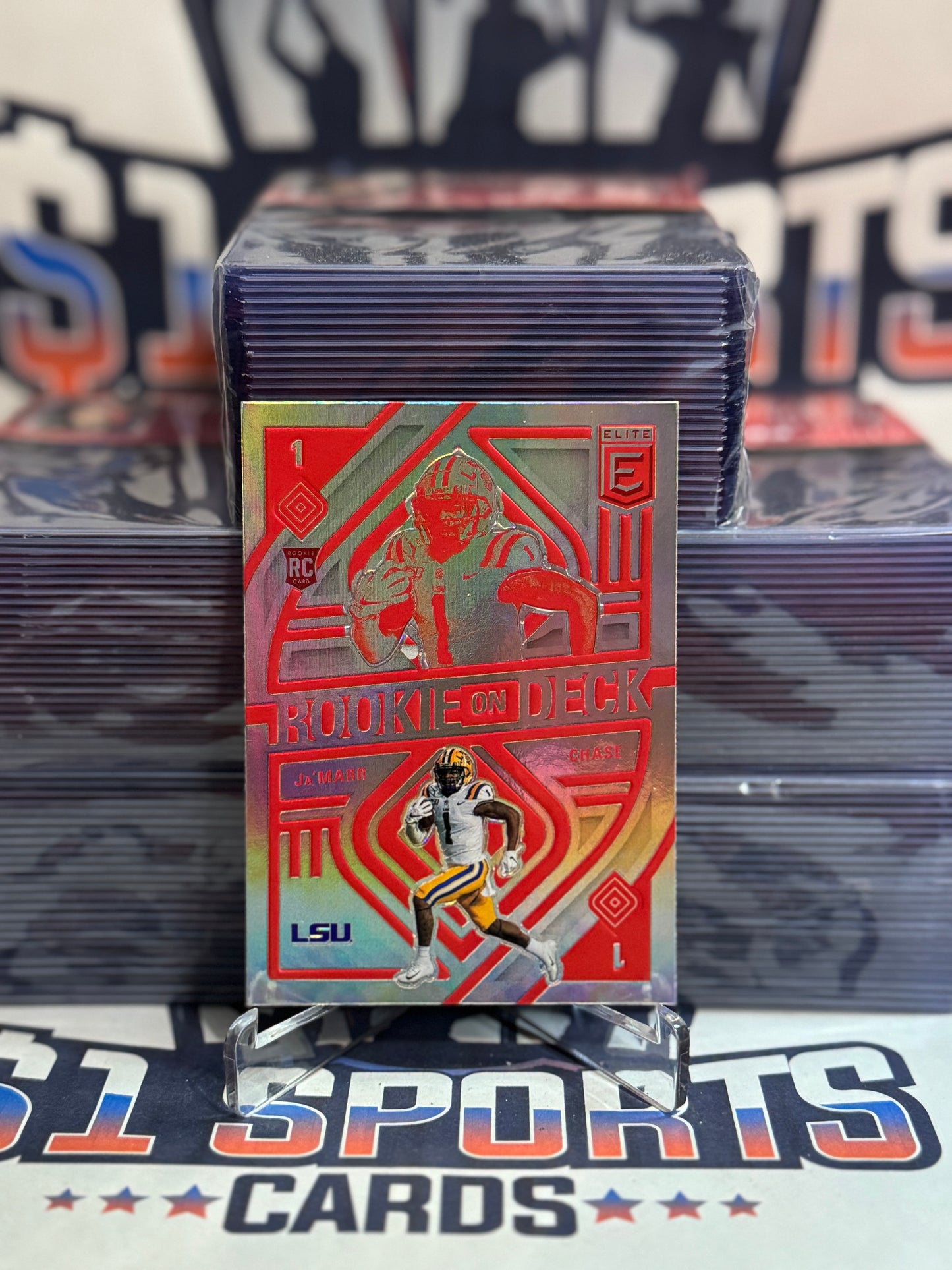 2021 Donruss Elite (Rookie on Deck) Ja'Marr Chase Rookie #RD6