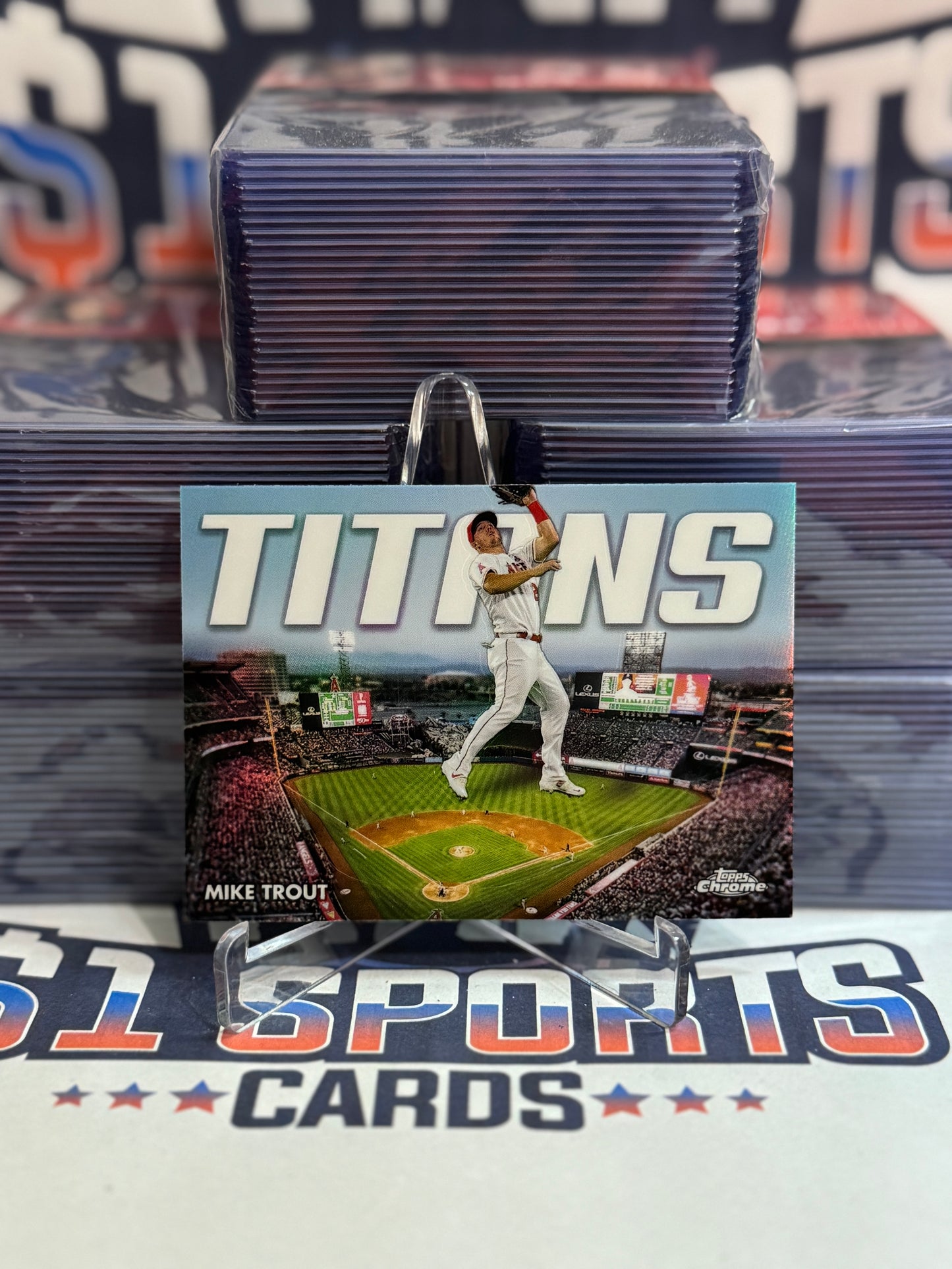 2023 Topps Chrome (Titans) Mike Trout #CT-3