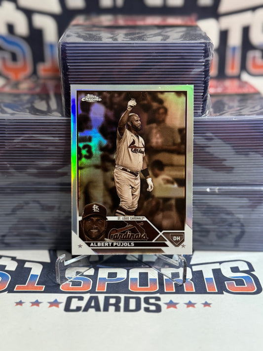 2023 Topps Chrome (Sepia Refractor, Farewell) Albert Pujols #143
