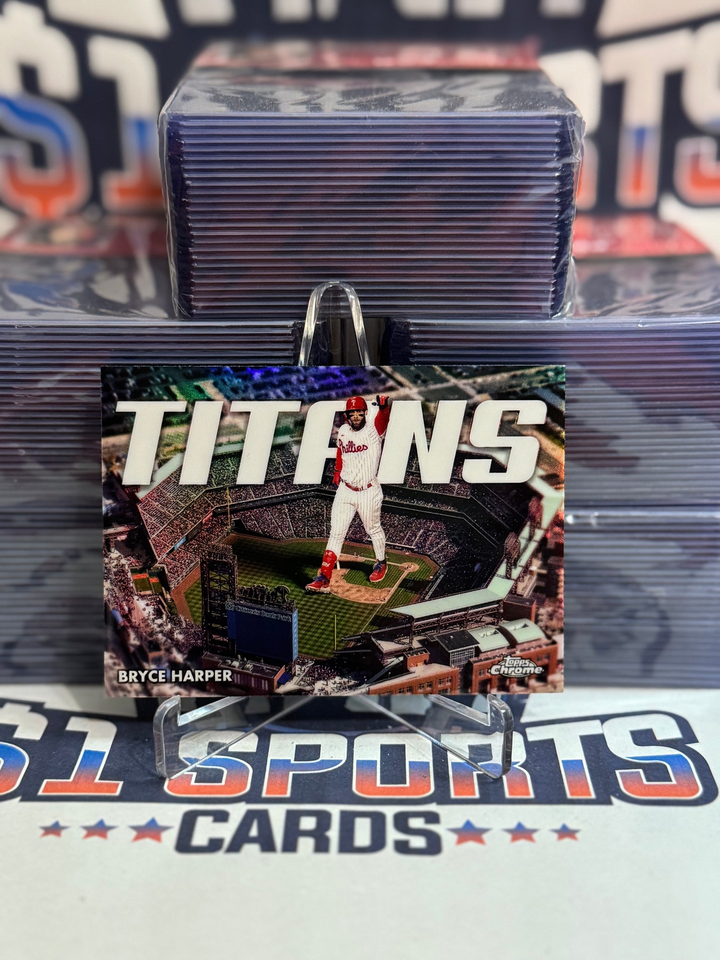 2023 Topps Chrome (Titans) Bryce Harper #CT-2