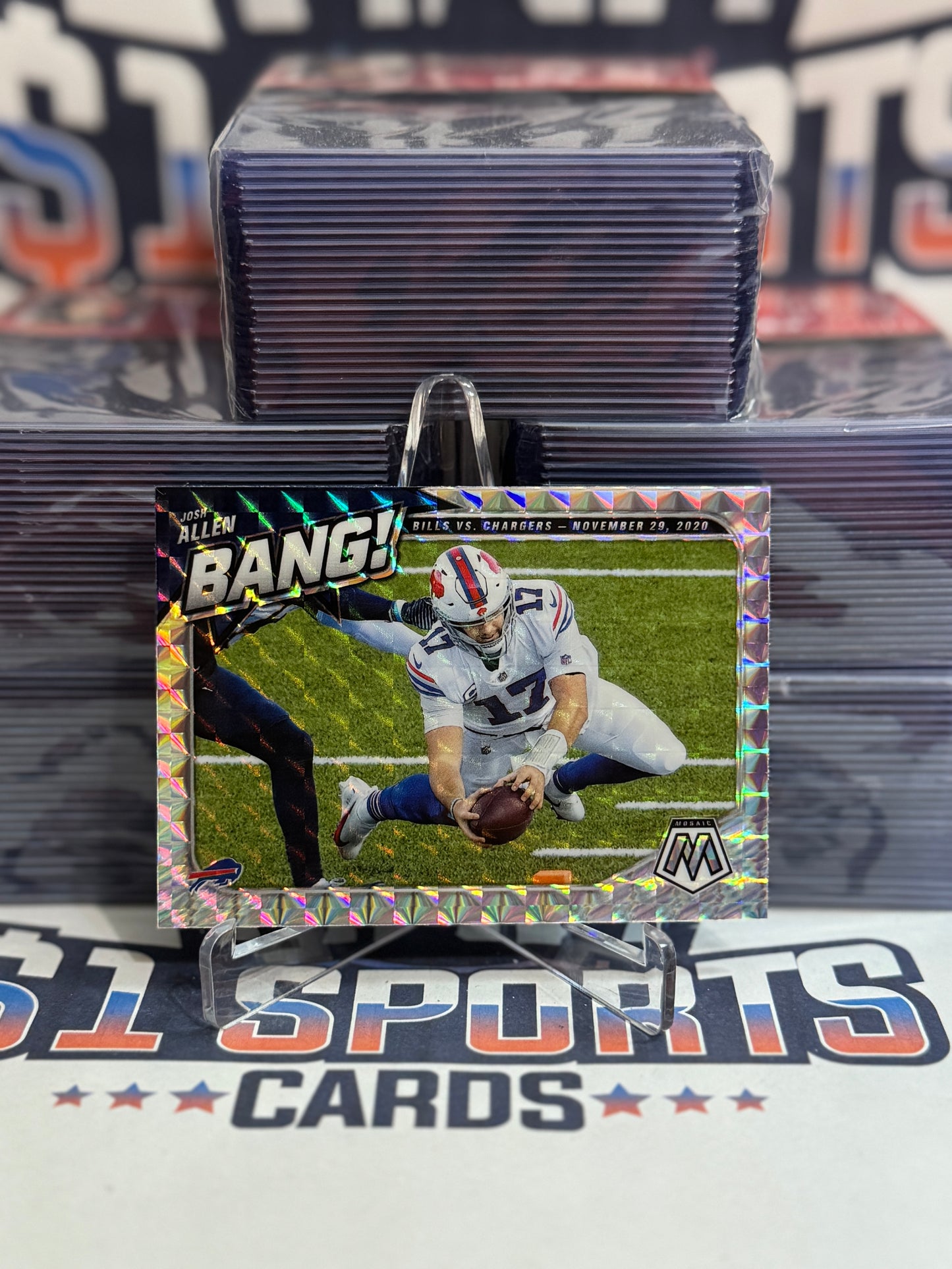 2021 Panini Mosaic (Mosaic Prizm, Bang!) Josh Allen #B-1