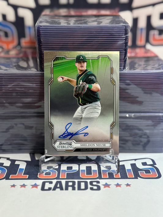 2019 Bowman Sterling (Auto) Sheldon Neuse #BSPA-SN