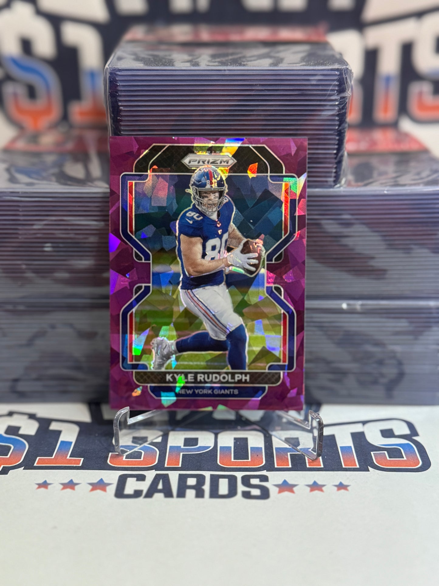 2021 Panini Prizm (Purple Ice Prizm 104/225) Kyle Rudolph #230