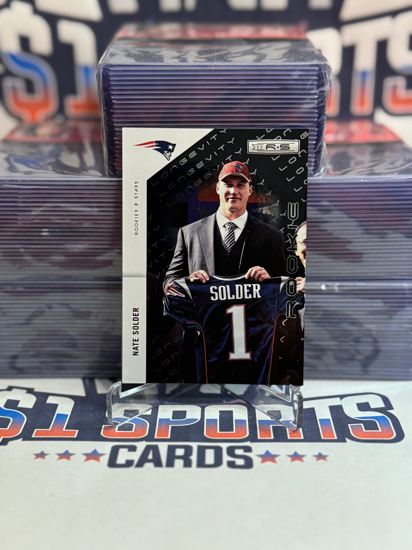 2011 Panini Rookies & Stars (91/249) Nate Solder Rookie #219