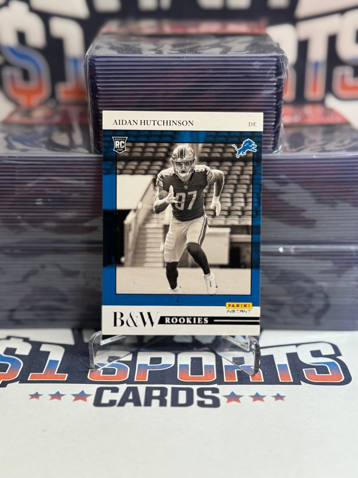 2022 Panini Instant (/649) Aidan Hutchinson Rookie #BW2
