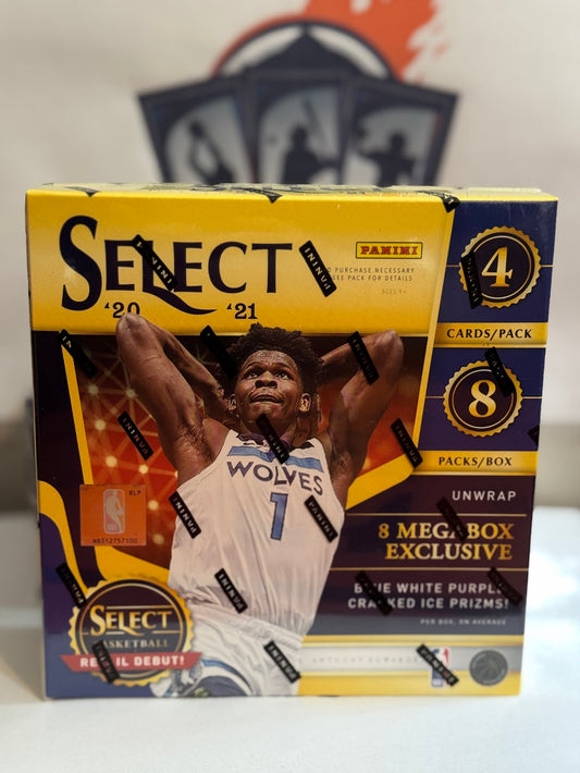 2020-21 Panini Select NBA Basketball Walmart Mega Box