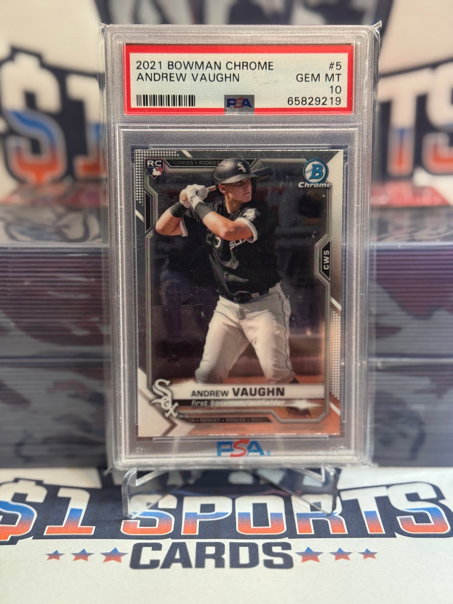 2021 Bowman Chrome Andrew Vaughn Rookie #5 - PSA 10