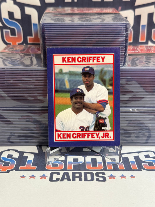 1991 Pepsi Ken Griffey Jr. & Ken Griffey Sr. #NNO