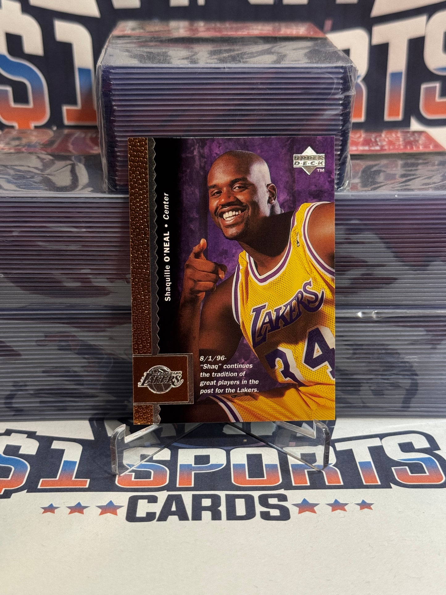 1996 Upper Deck (Lakers Debut) Shaquille O'Neal #61