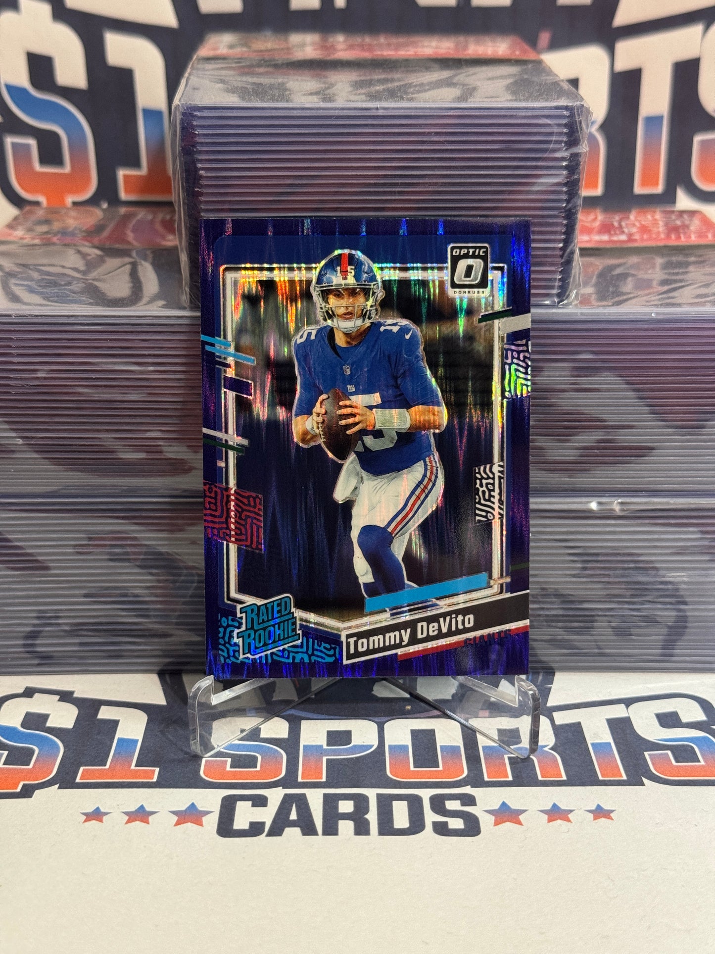 2024 Donruss Optic (Purple Shock Prizm) Tommy DeVito Rookie #280