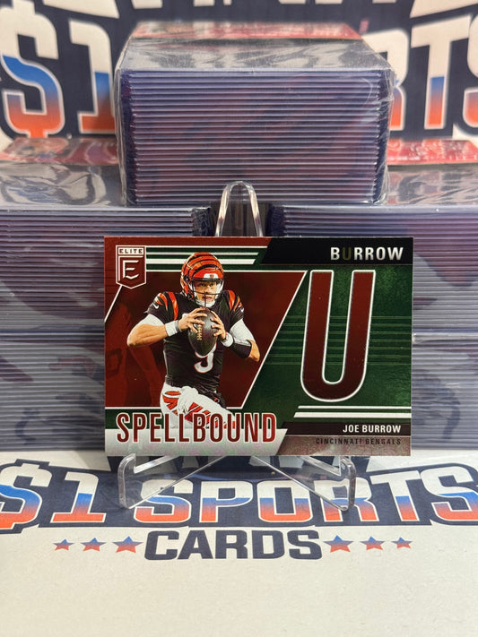 2024 Donruss Elite (Green, Spellbound "U") Joe Burrow #36