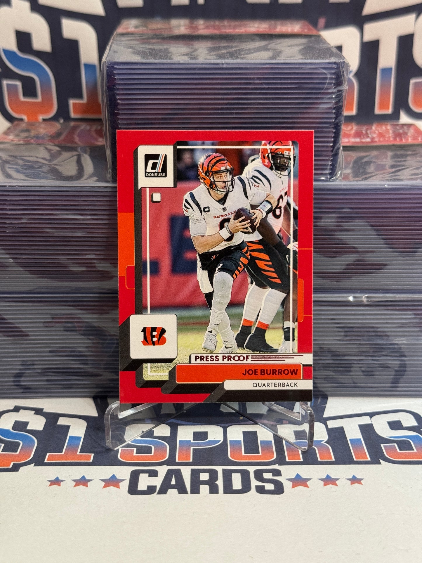 2022 Donruss (Red Press Proof) Joe Burrow #199