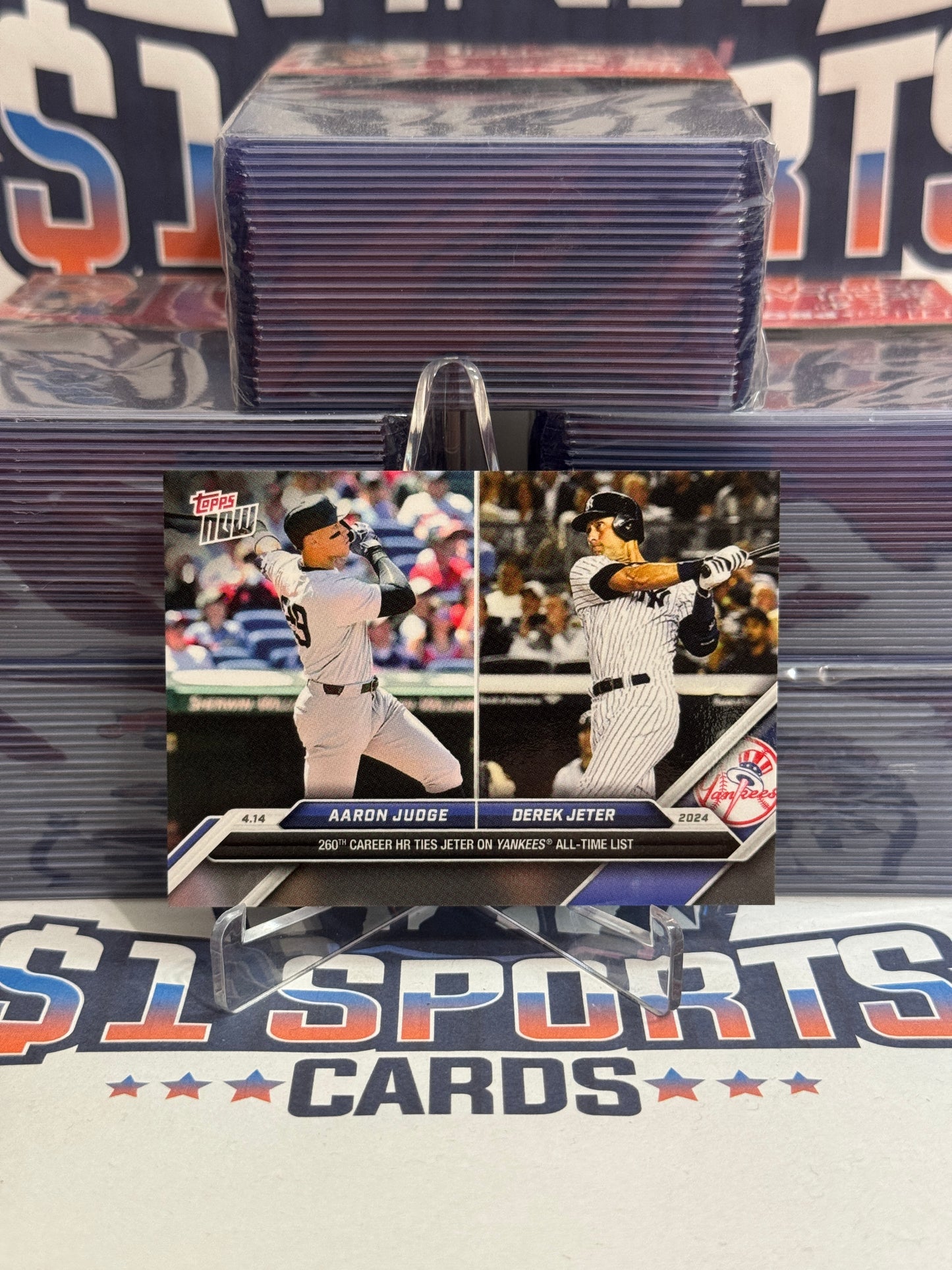 2024 Topps Now (/2,754) Aaron Judge & Derek Jeter #76