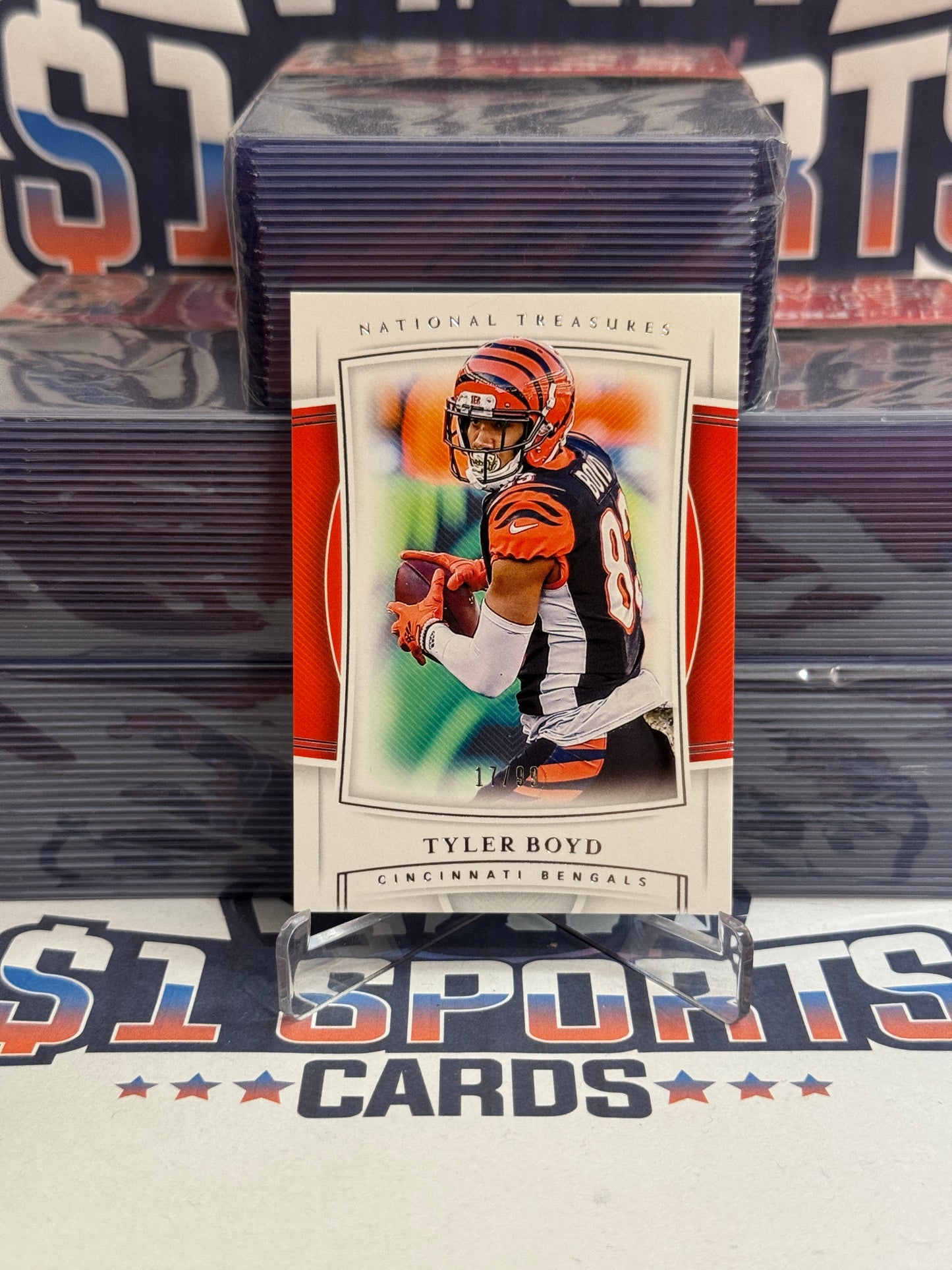 2019 Panini National Treasures (17/99) Tyler Boyd #95