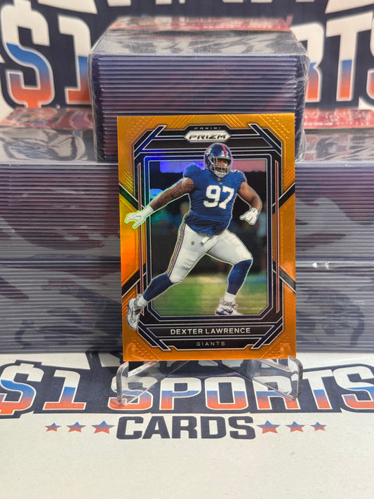 2020 Panini Prizm (Orange Prizm 6/125) Dexter Lawrence #164