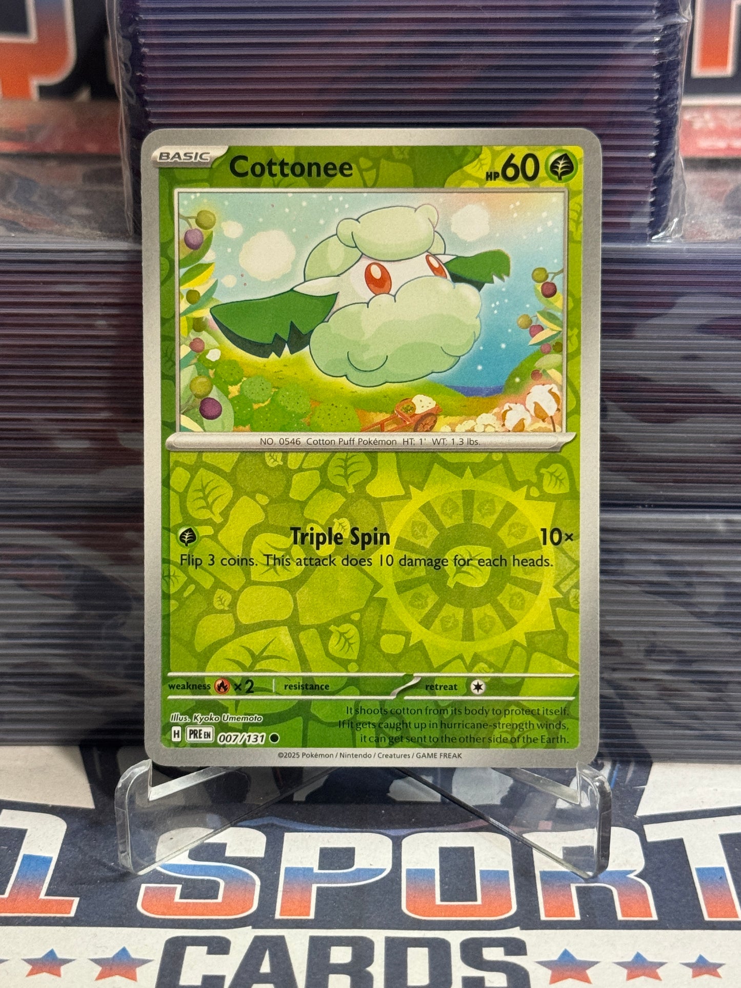 Pokemon TCG: Prismatic Evolutions - Cottonee (Reverse Holo, Common) #7