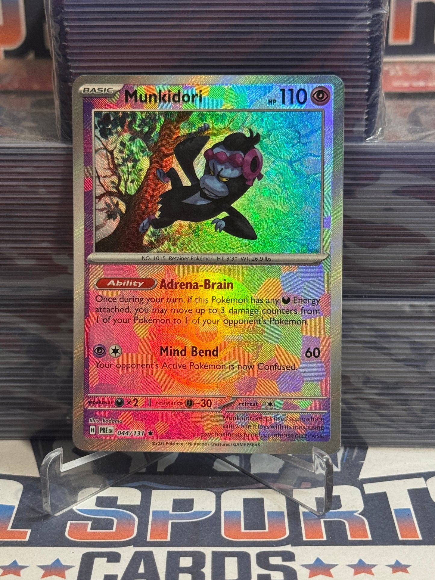 Pokemon TCG: Prismatic Evolutions - Munkidori (Poke Ball, Rare) #44