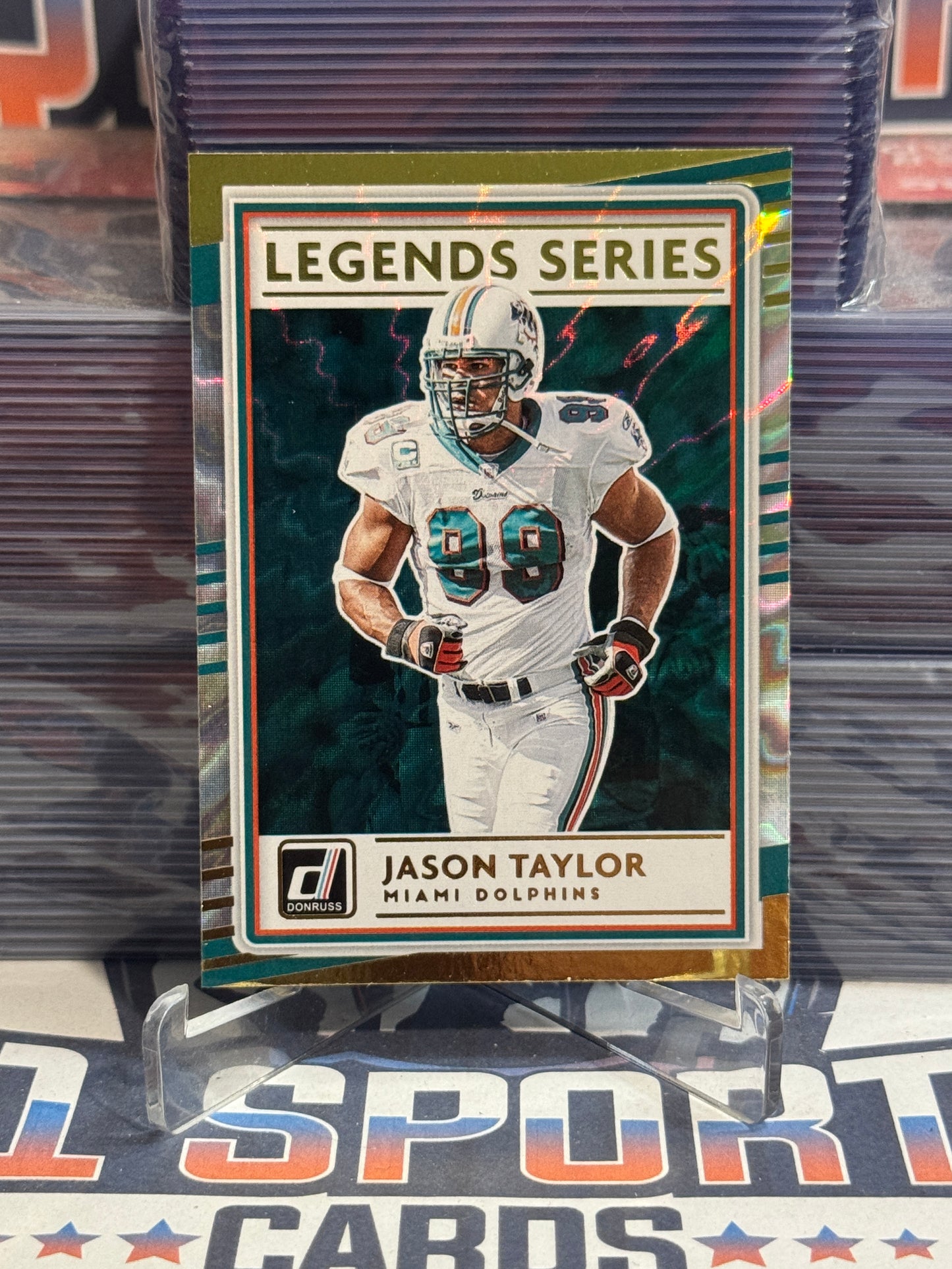 2020 Donruss (Legends Series) Jason Taylor #LS-JT