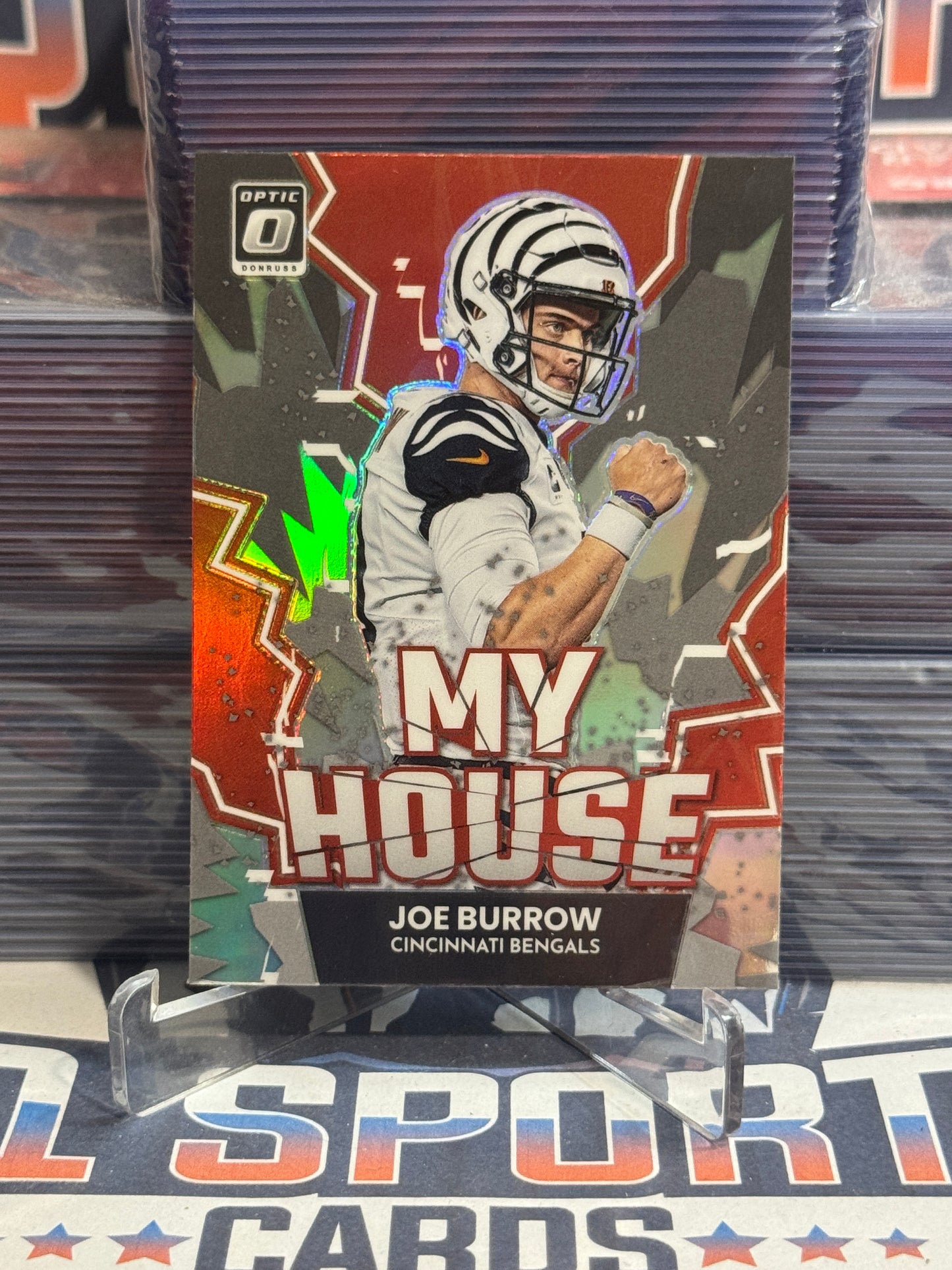 2022 Donruss Optic (Holo Prizm, My House!) Joe Burrow #MH-12