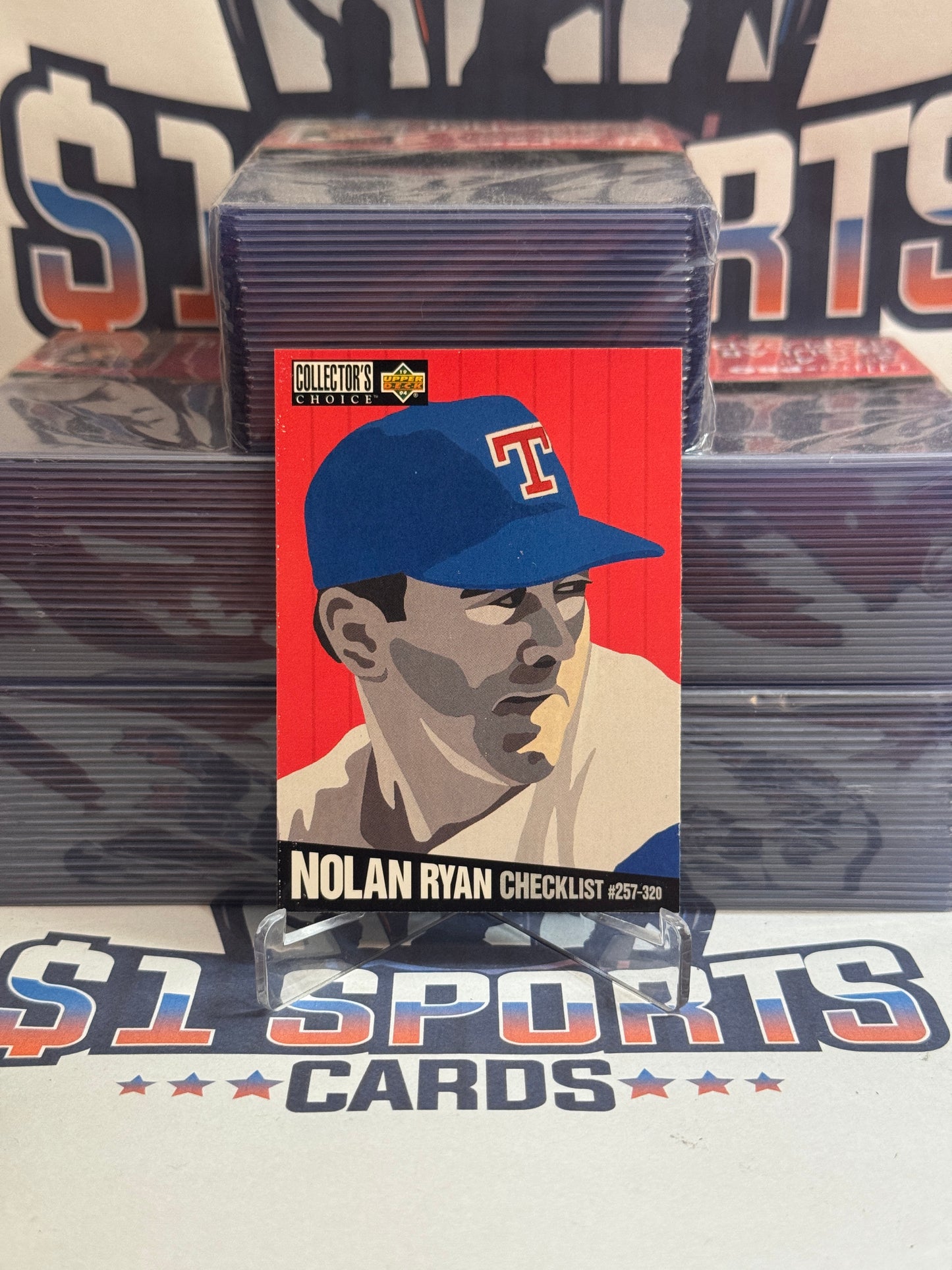 1993 Upper Deck Collector's Choice (Checklist) Nolan Ryan #320