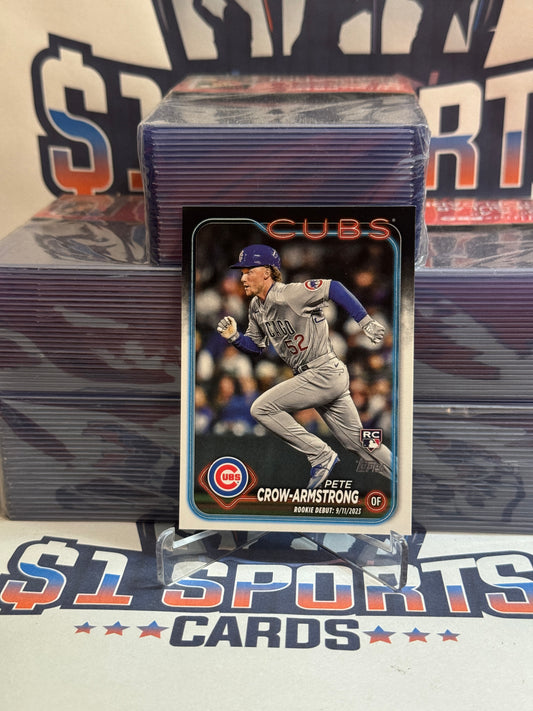 2024 Topps Update (MLB Debut) Pete Crow-Armstrong Rookie #US91
