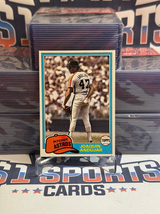 1981 Topps Joaquin Andujar #329
