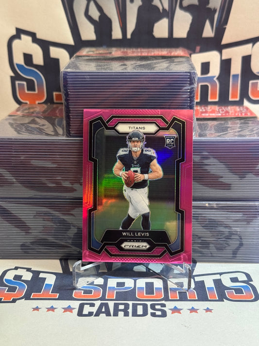 2023 Panini Prizm (Pink Prizm) Will Levis Rookie #397