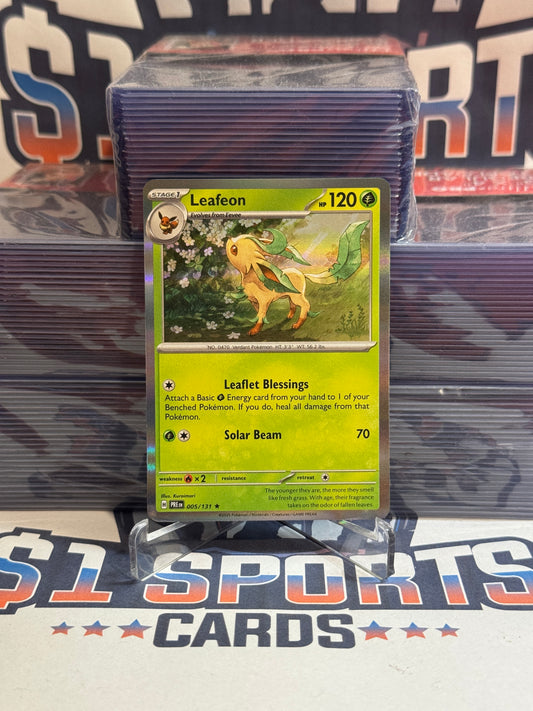 Pokemon TCG: Prismatic Evolutions - Leafeon (Holo, Rare) #5