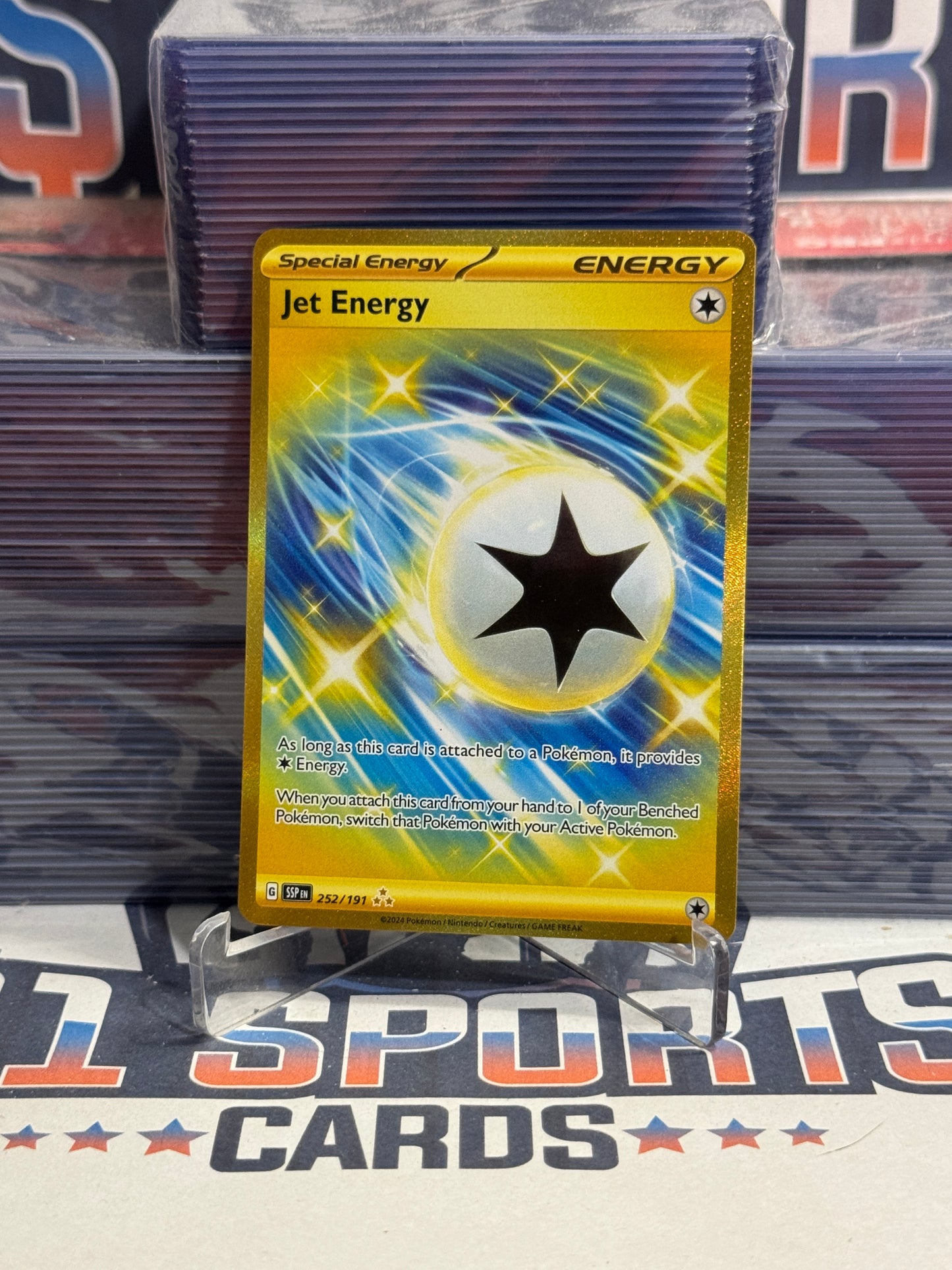 Pokemon TCG: Surging Sparks - Jet Energy (Hyper Rare) #252
