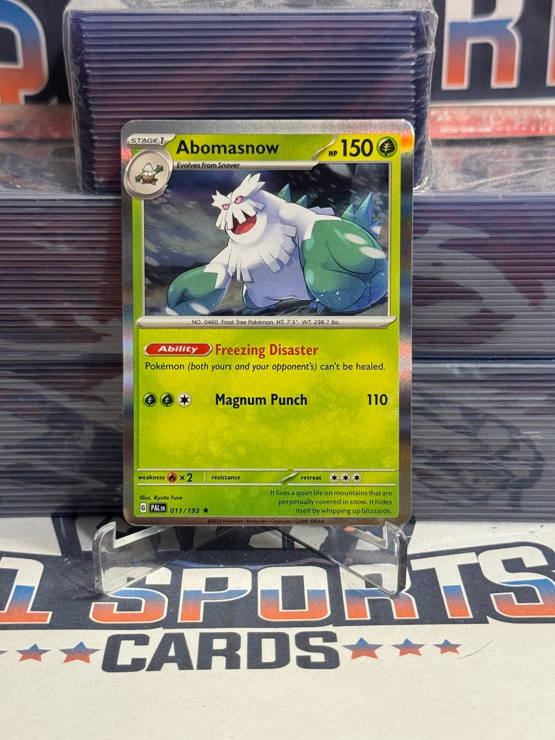 Pokemon TCG: Paldea Evolved - Abomasnow (Holo, Rare) #11