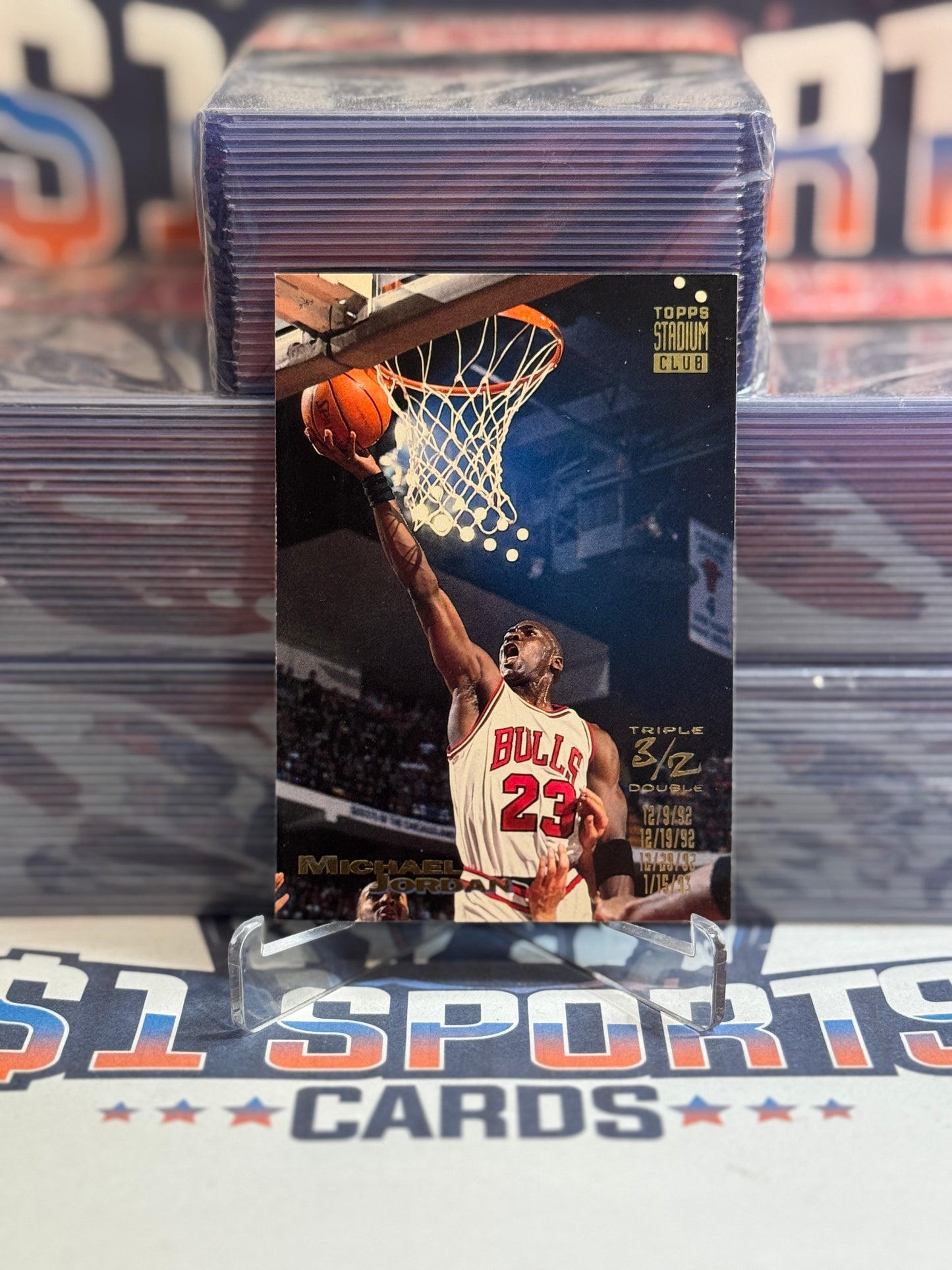 1993 Topps Stadium Club (Triple Double) Michael Jordan #1